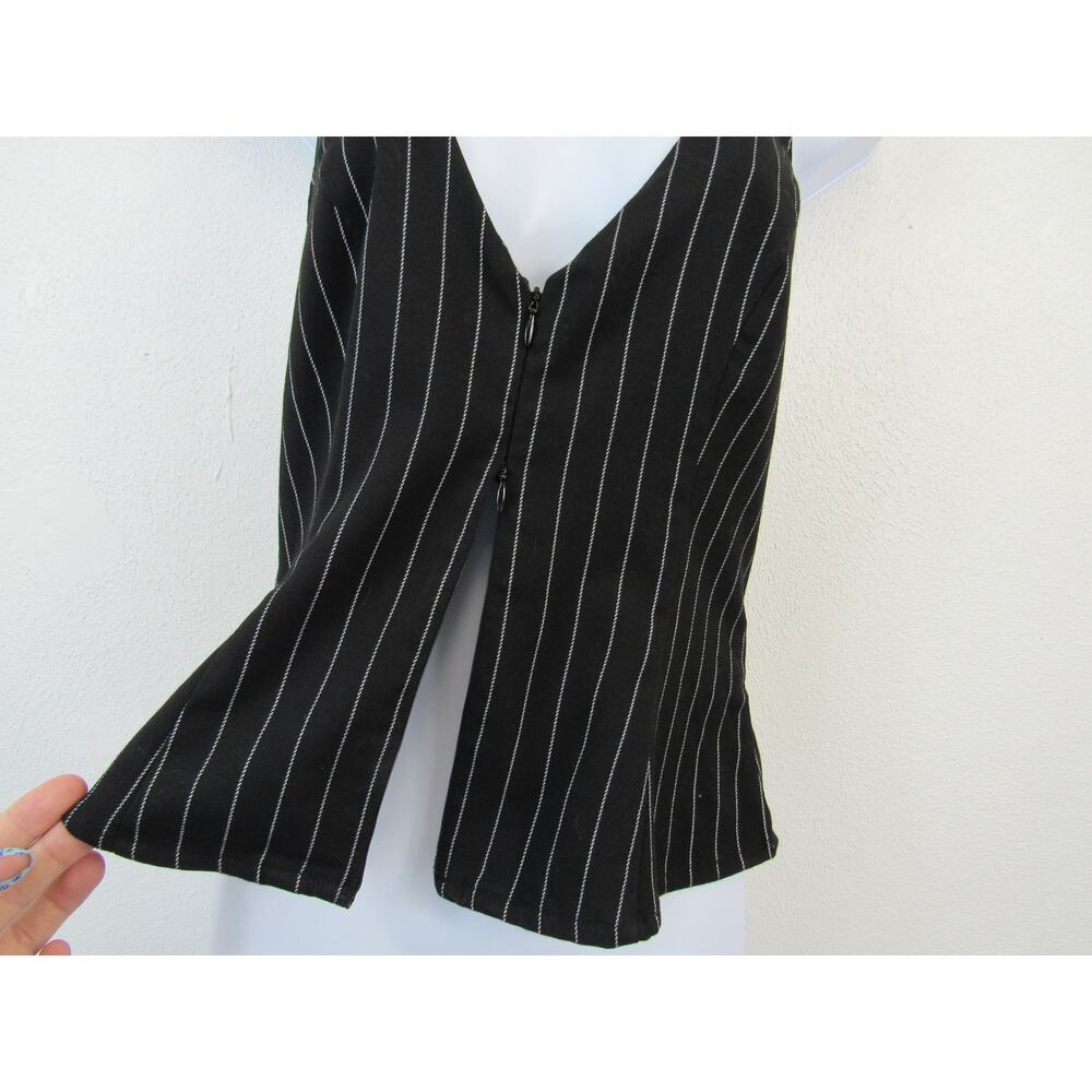 NWT Urban Outfitters Med Silence + Noise Aliyah Stripe Halter Top *small flaw* - Picture 4 of 9